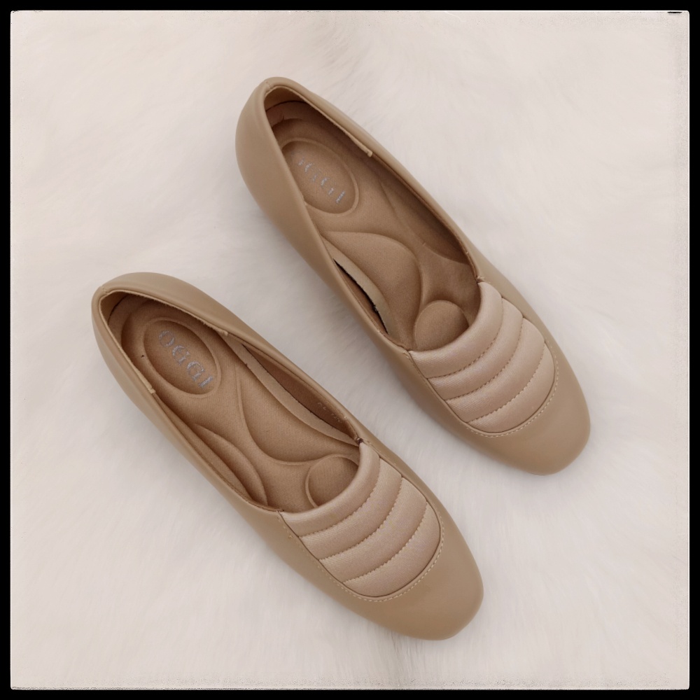 Chaussure Femme compensée Kaki – Image 2