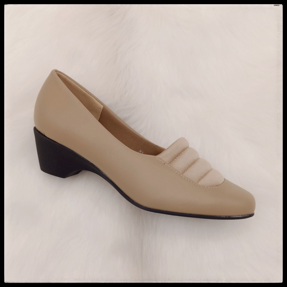 Chaussure Femme compensée Kaki – Image 3