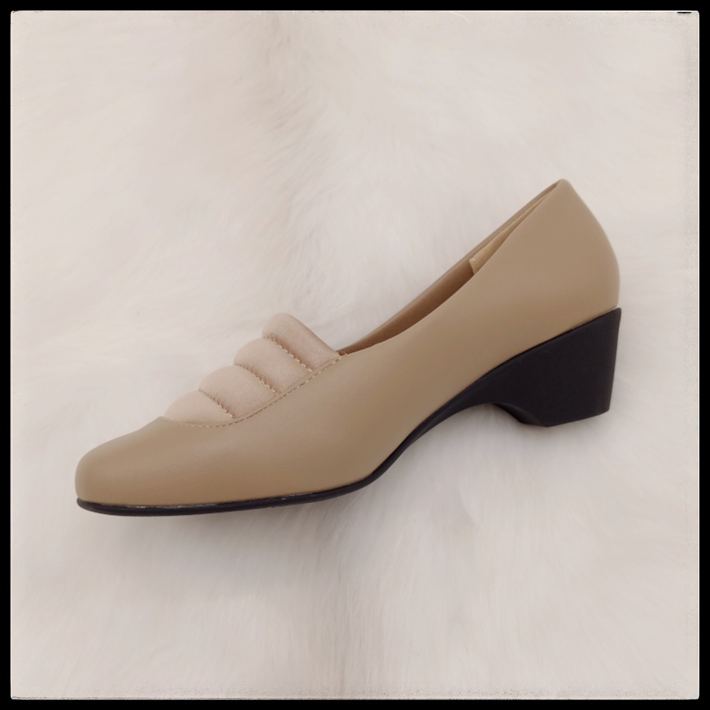 Chaussure Femme compensée Kaki – Image 4