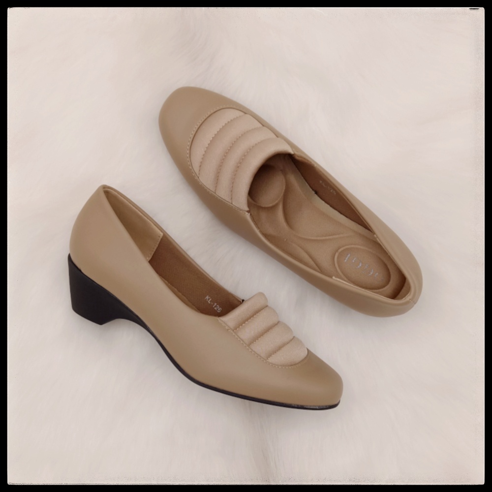 Chaussure Femme compensée Kaki – Image 6