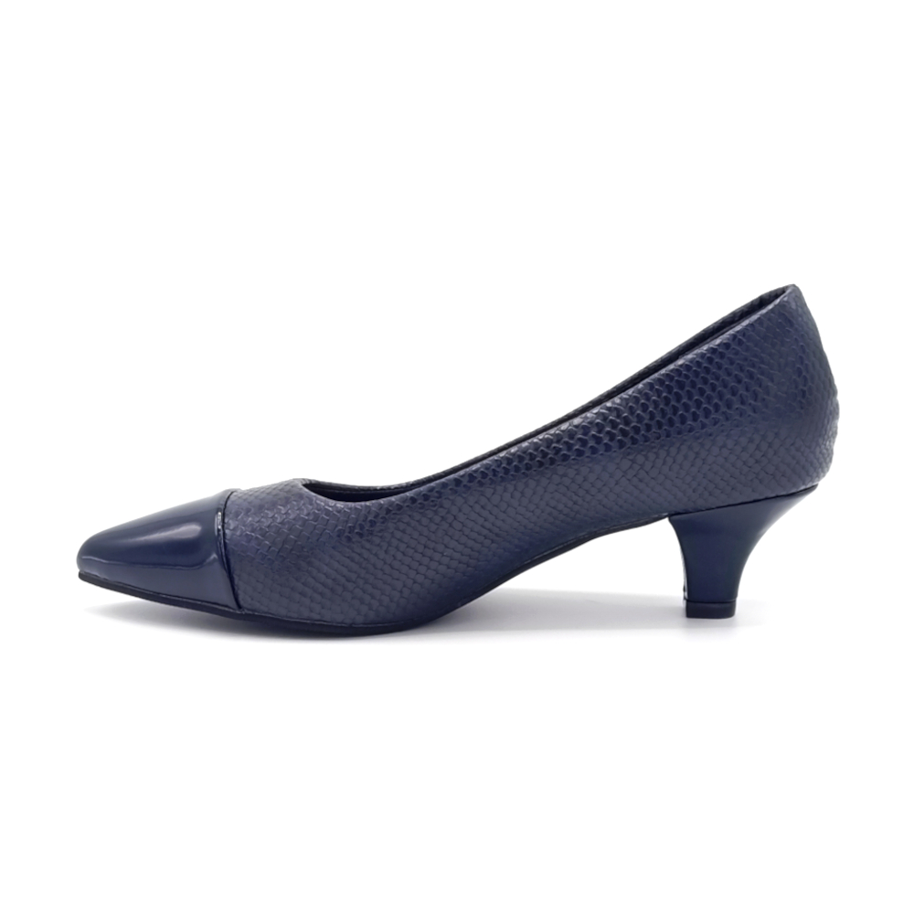 Escarpin A Petit Talon Bleu – Image 5