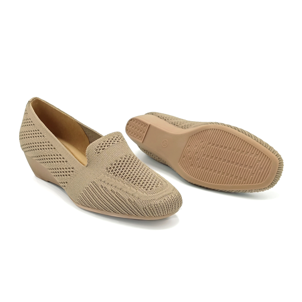 Chaussure Femme compensée Kaki – Image 3