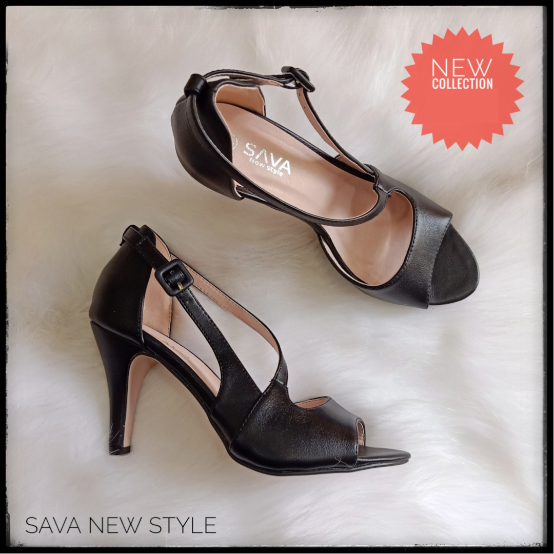 Sandale A Talon Noir