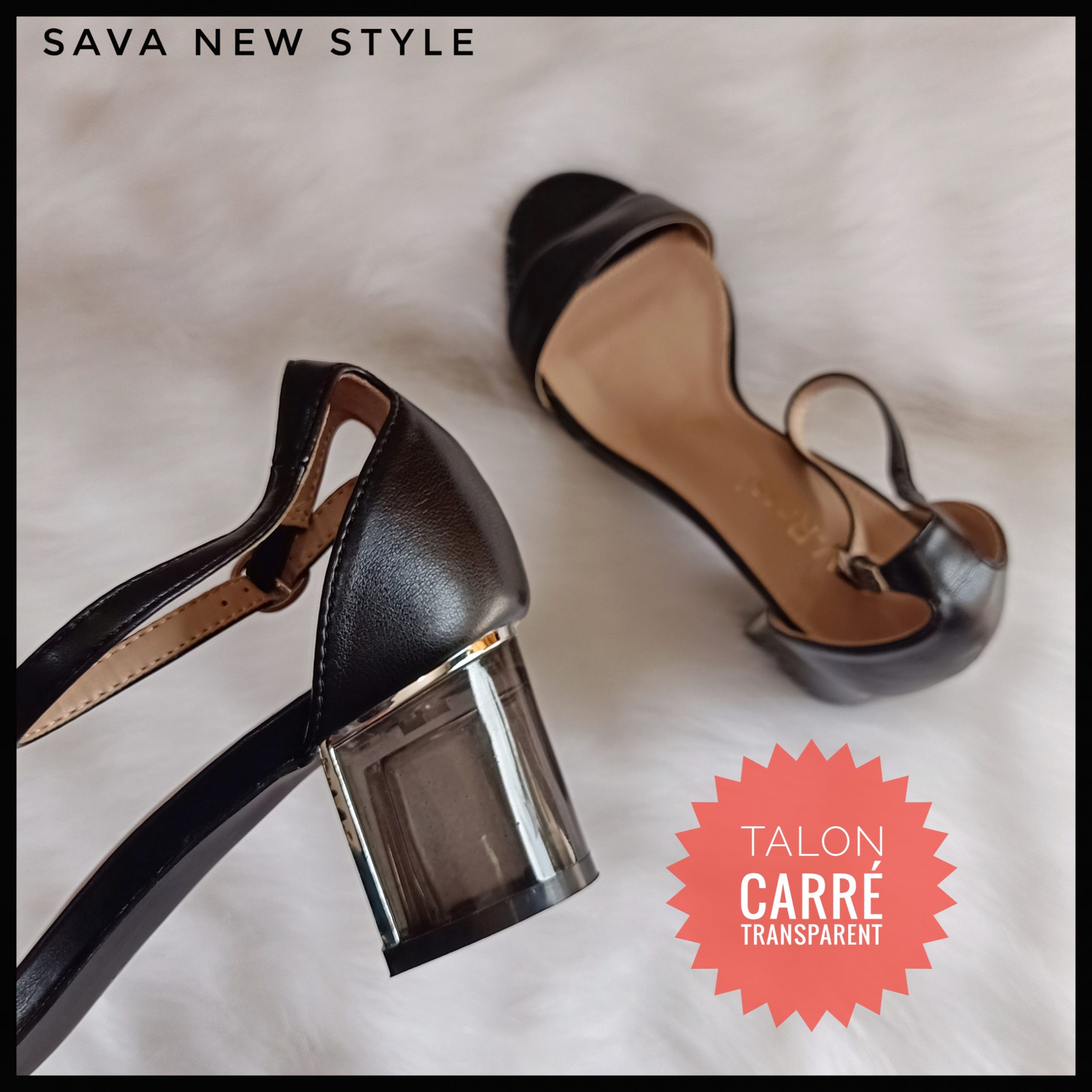 Sandale Femme A Talon Noir – Image 2