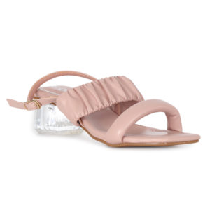 Sandale Femme A Talon Rose