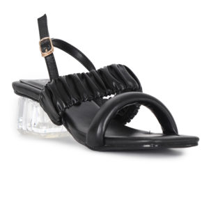 Sandale Femme A Talon Noir