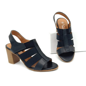 Sandale Femme A Talon Noir